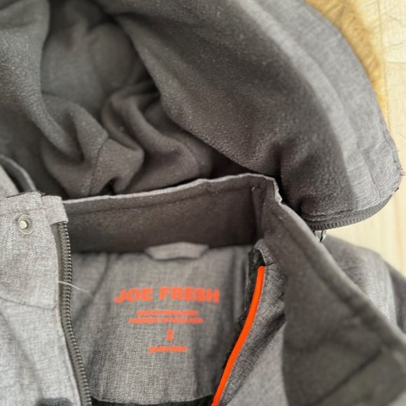 Joe Fresh Boy's Toddle Grey Coat Winter Jacket Size 2 - Picture 2 of 2
